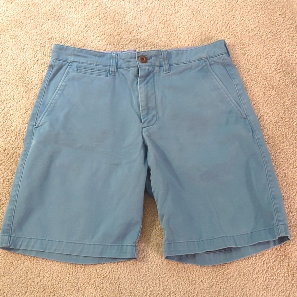 LL Bean Lakewashed Stretch Khaki Shorts